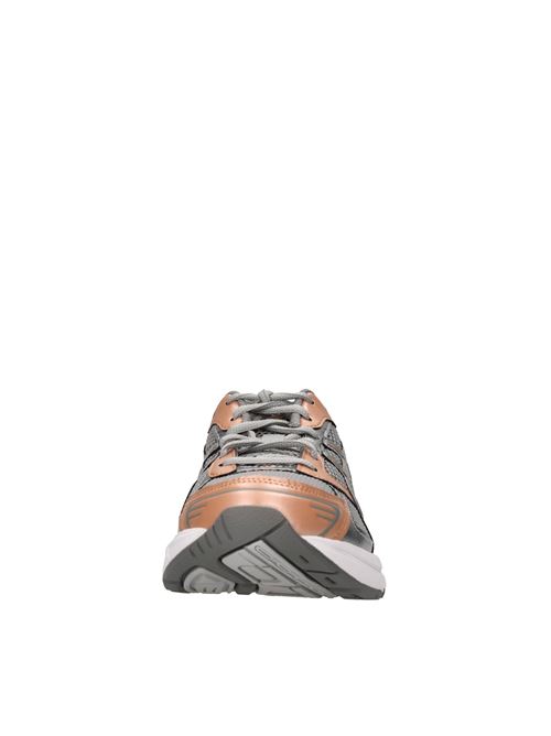 Sneakers in ecopelle e tessuto ASICS | GEL-1130 1203A609-020GRIGIO-ARGENTO-MARRONE